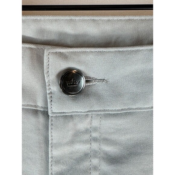 Peter Millar Mens Pants Gray Chino Straight Crown Performance Golf Size 42x32 - Picture 11 of 12